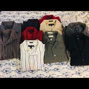 Gap, BR, Van Heusen, etc Men’s Dress Shirt